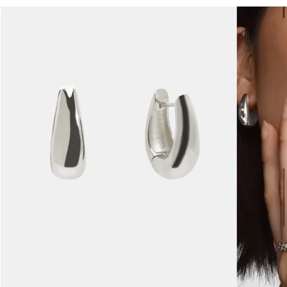 SAINT VALENTINES PAOLO HOOPS in sterling silver - Picture 13 of 13